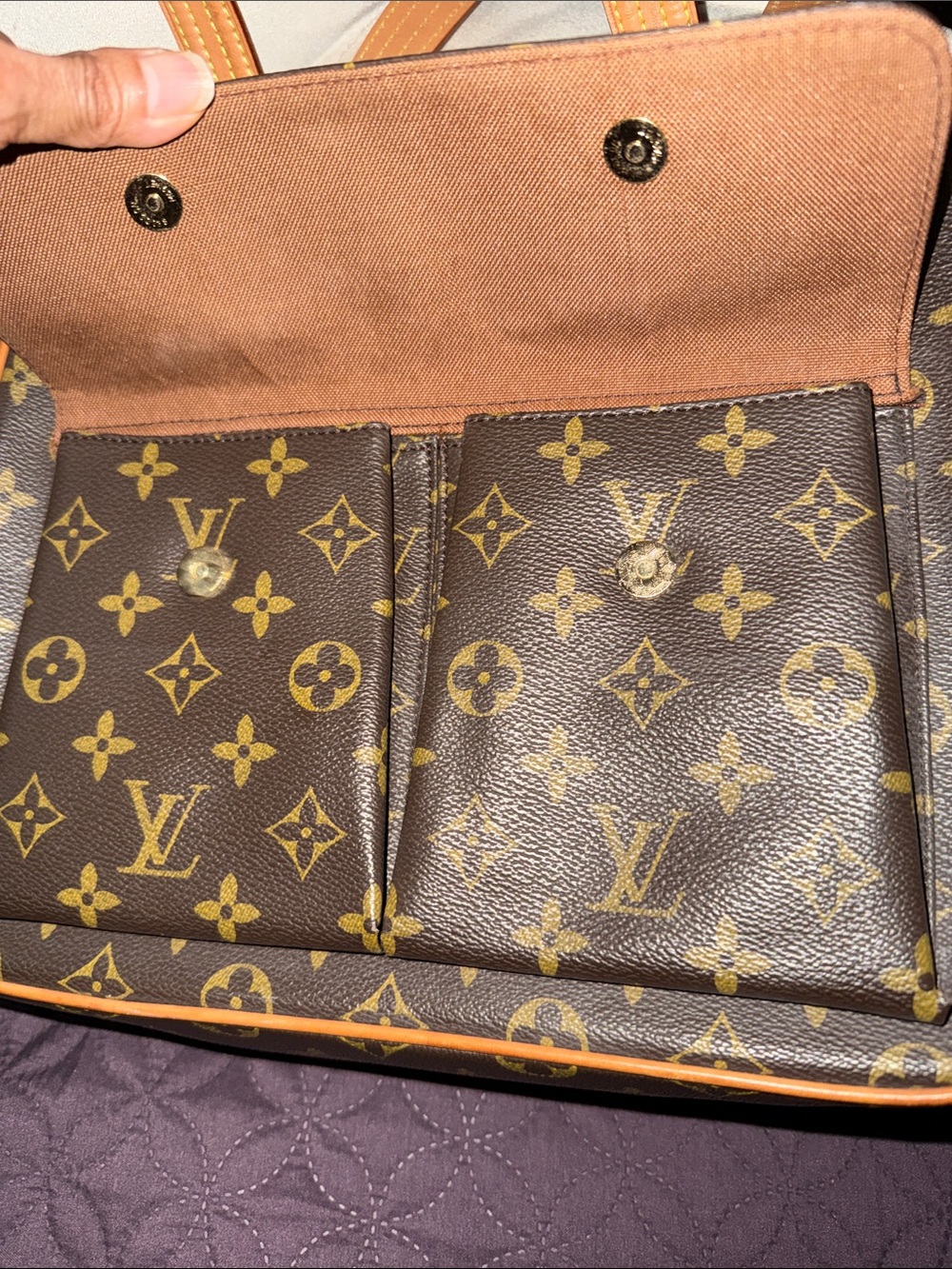 Brown Monogram bag - Picture 3 of 10